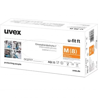 Uvex U-Fit Nitril púdermentes egyszerhasználatos kesztyű