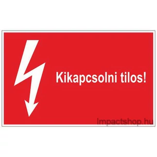 KIKAPCSOLNI TILOS (100X60 MM MATRICA)