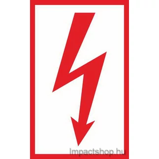 PIROS VILLÁM JEL (60X100 MM MATRICA)