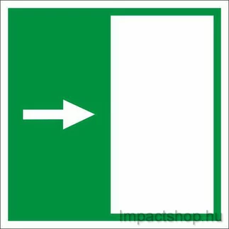 KIJÁRAT JOBBRA (200X200 MM TÁBLA)