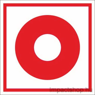 KÉZI TŰZJELZŐ (100X100 MM TÁBLA)