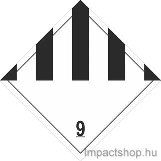 KÜLÖNFÉLE VESZÉLYES ANYAGOK ÉS TÁRGYAK (300X300 MM MATRICA)