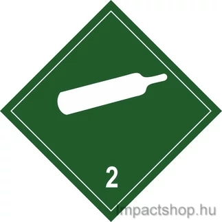 NEM GYÚLÉKONY NEM MÉRGEZŐ GÁZOK FEHÉR (300X300 MM MATRICA)