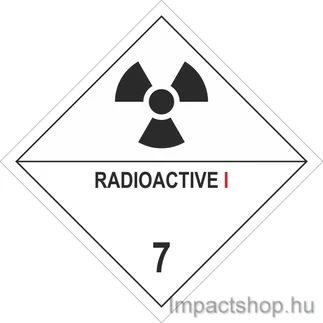 RADIOAKTÍV ANYAGOK I (100X100 MM MATRICA)