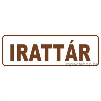 IRATTÁR (200X70 MM MATRICA)