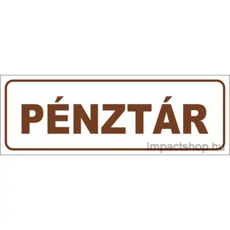 PÉNZTÁR (200X70 MM MATRICA) (KIÁRUSÍTÁS)