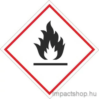 TŰZVESZÉLYES (100X100 MM TÁBLA)