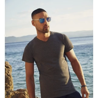 FRUIT OF THE LOOM VALUEWEIGHT V-NECK T PÓLÓ