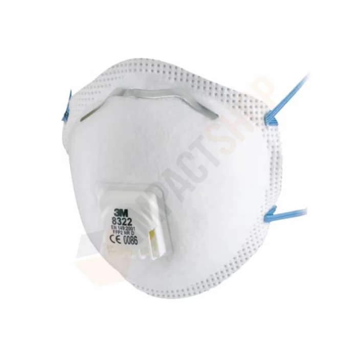 3M 8322 FFP2 NR D szelepes részecskeszűrő félálarc (80 db)