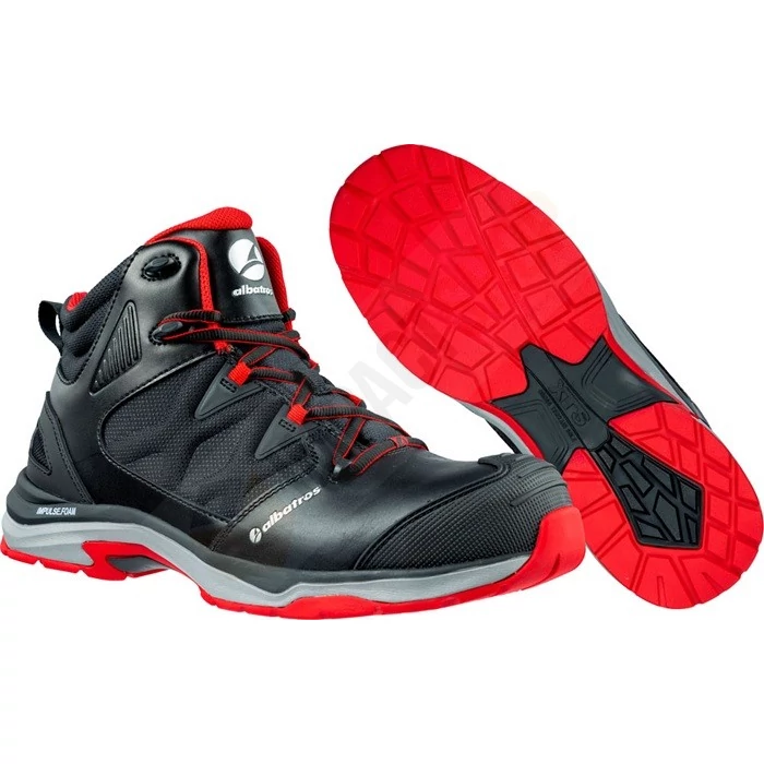 Albatros Ultratrail mid black S3S ESD HRO SR védőbakancs