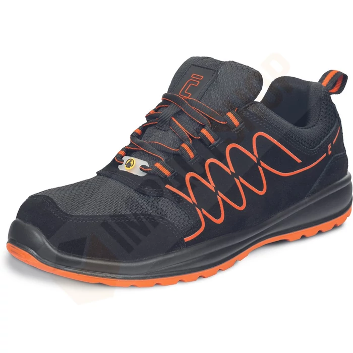 Cerva Raven Sporty S1P ESD SR narancs védőcipő