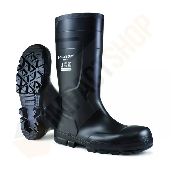 Dunlop Work It S5 LG SR PVC Fekete csizma