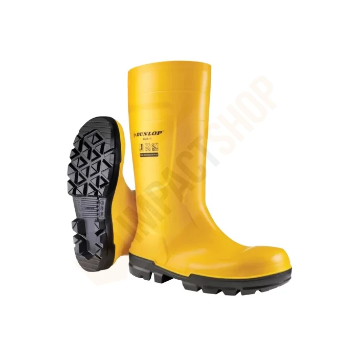 Dunlop Work It S5 LG SR PVC Sárga csizma