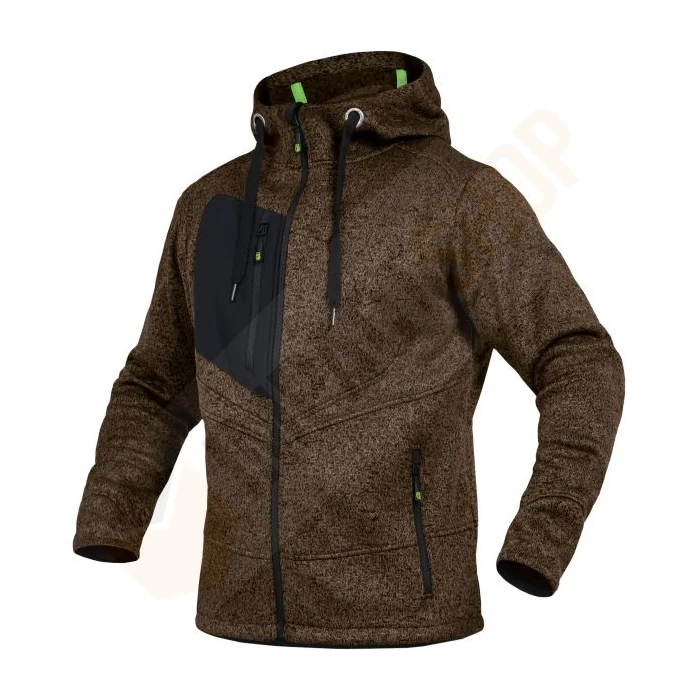 Leib Wächter Casual-line NOA kardigán - mogyoró