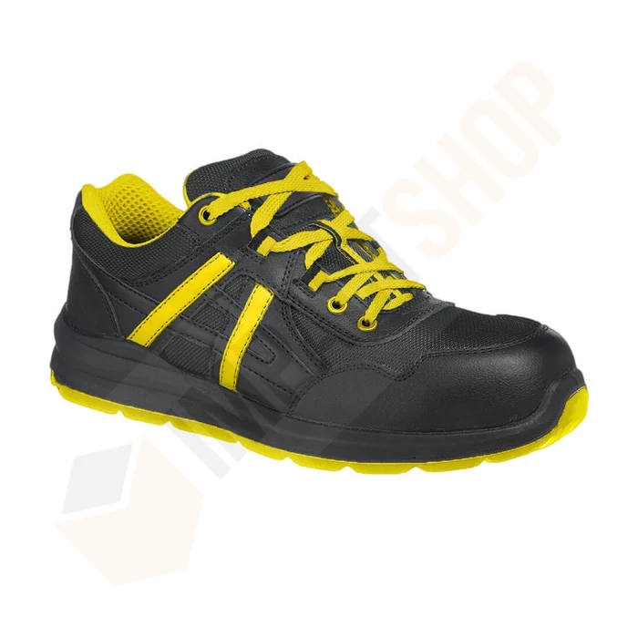 Portwest FT60 Mersey S1P SRC fekete-sárga védőcipő