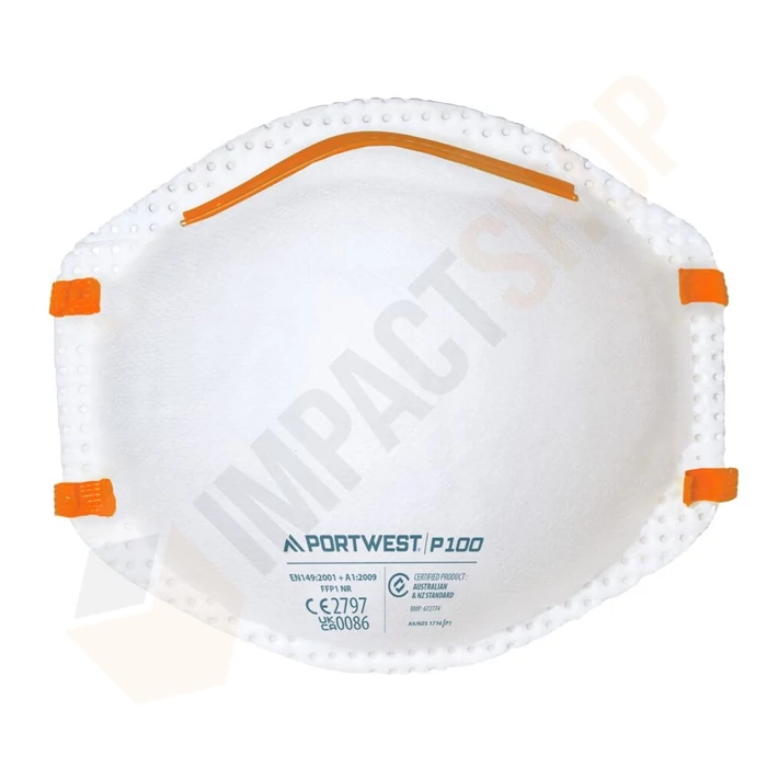Portwest P100 FFP1 Szelep nélküli maszk (20db)