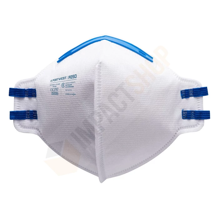Portwest P250 FFP2 Szelep nélküli kagyló maszk (20db)