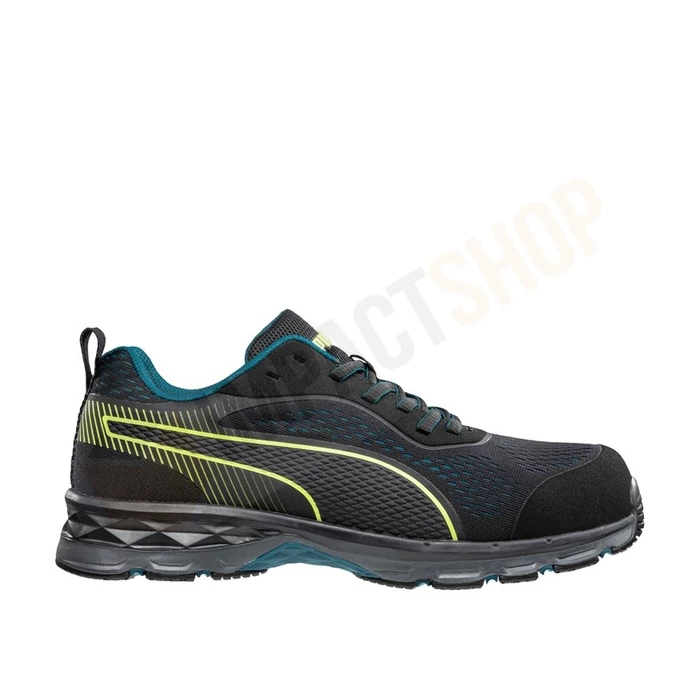 Puma Fuse knit black low S1P ESD HRO SRC Női munkacipő