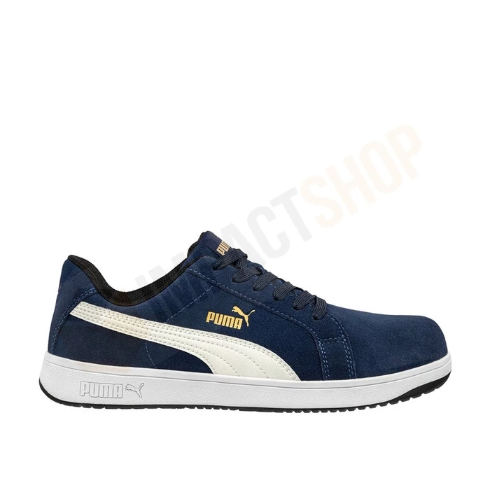 Puma Iconic navy low S1PL ESD FO HRO munkavédelmi cipő