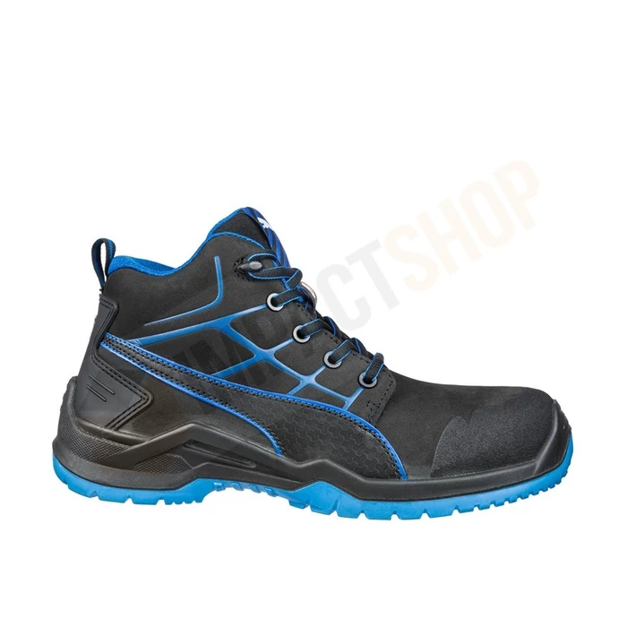 Puma Krypton blue mid S3 ESD SRC védőbakancs