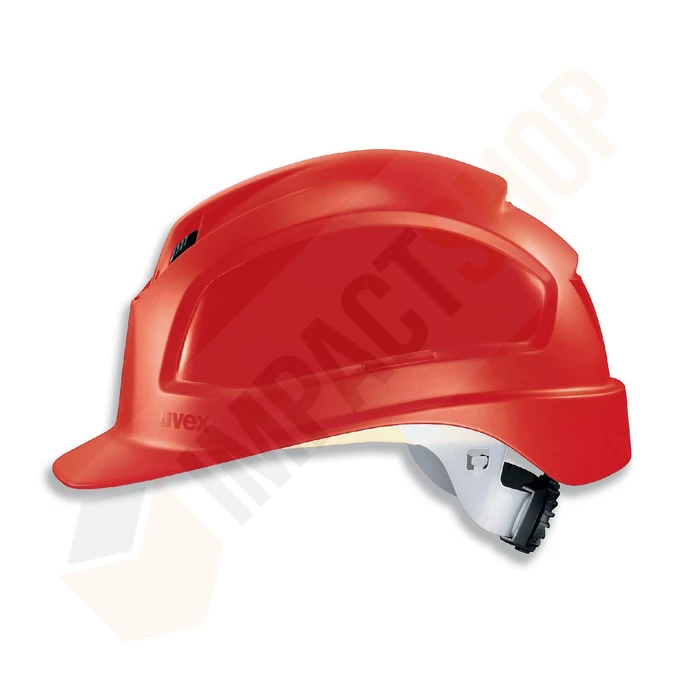 Uvex Pheos B-WR Szellőző racsnis védősisak - piros
