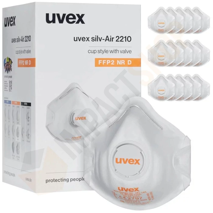 Uvex Silv-Air C FFP2 NR D szelepes pormaszk (15 db)