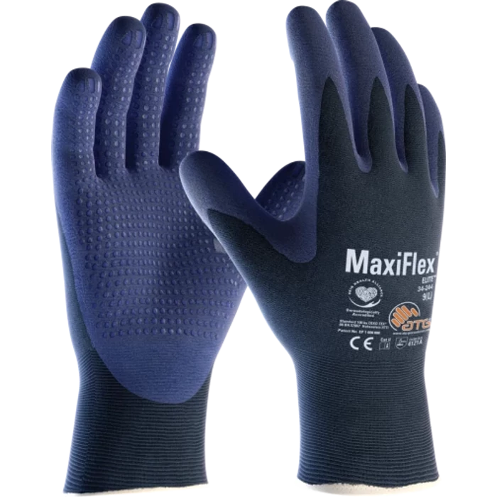 ATG Maxiflex Elite pontozott védőkesztyű