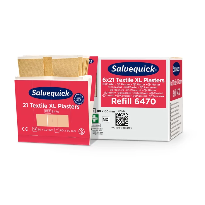 Cederroth salvequick nagy textil sebtapasz utántöltő