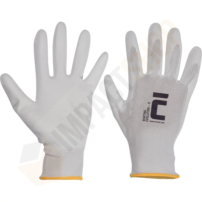 Cerva Bunting white evolution 01080006 PU szerelőkesztyű