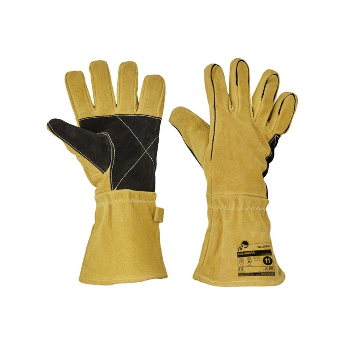 Calandra 01020055 kevlar marha hasítékbőr hegesztő kesztyű