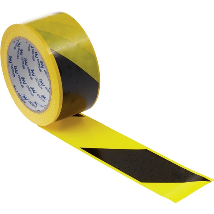 Haliki jelzőszalag nem öntapadós sárga-fekete 200m 7cm