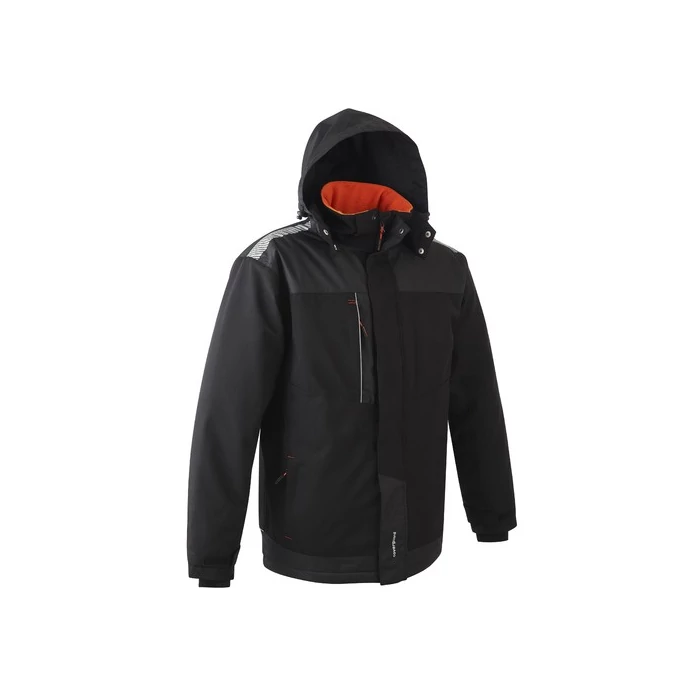 Coverguard Tamia vízálló softshell télikabát fekete-narancs