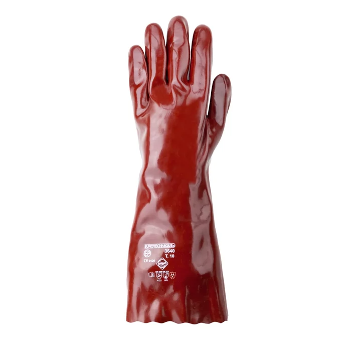 Coverguard Eurochem 3640 mártott PVC kesztyű