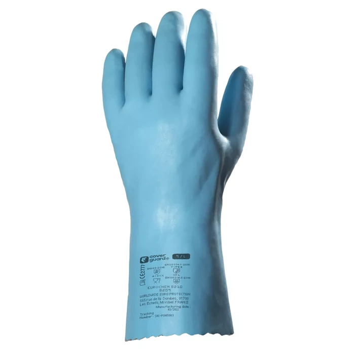 Coverguard Eurochem L5210 mártott latex kesztyű