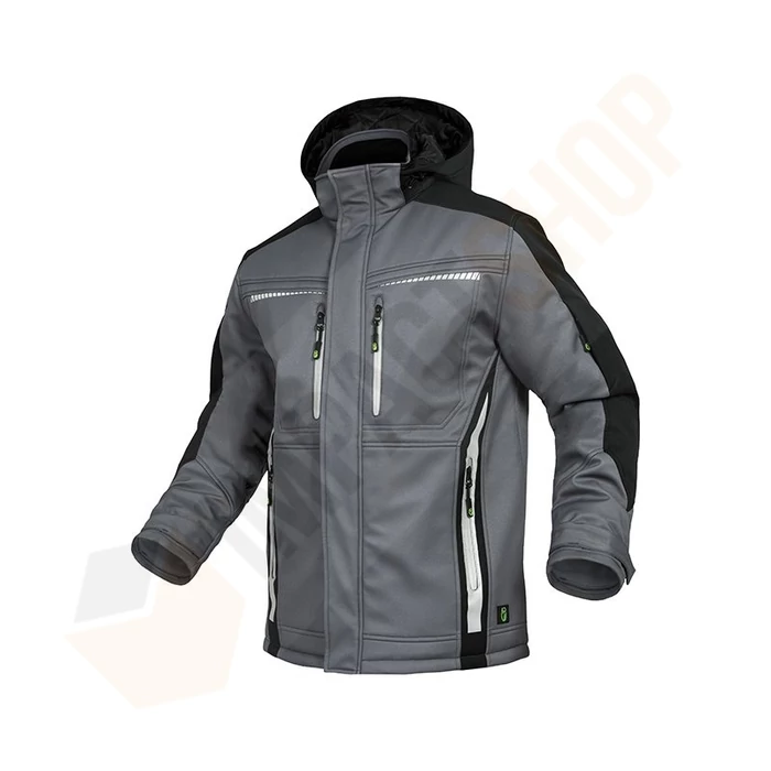 Leib Wächter Flex-line szürke-fekete téli softshell kabát