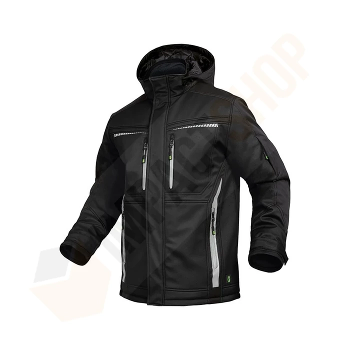 Leib Wächter Flex-line téli softshell kabát fekete