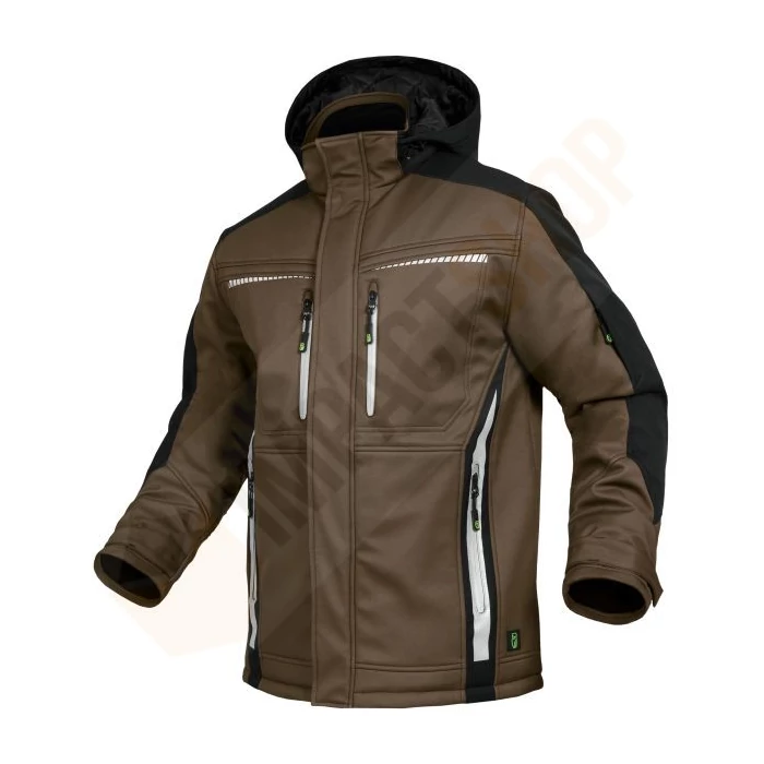 Leib Wächter Flex-line mogyoró téli softshell kabát