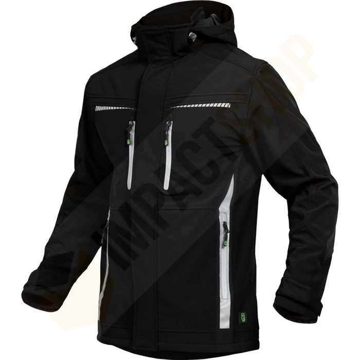 Leib Wächter Flex-line softshell kabát - fekete