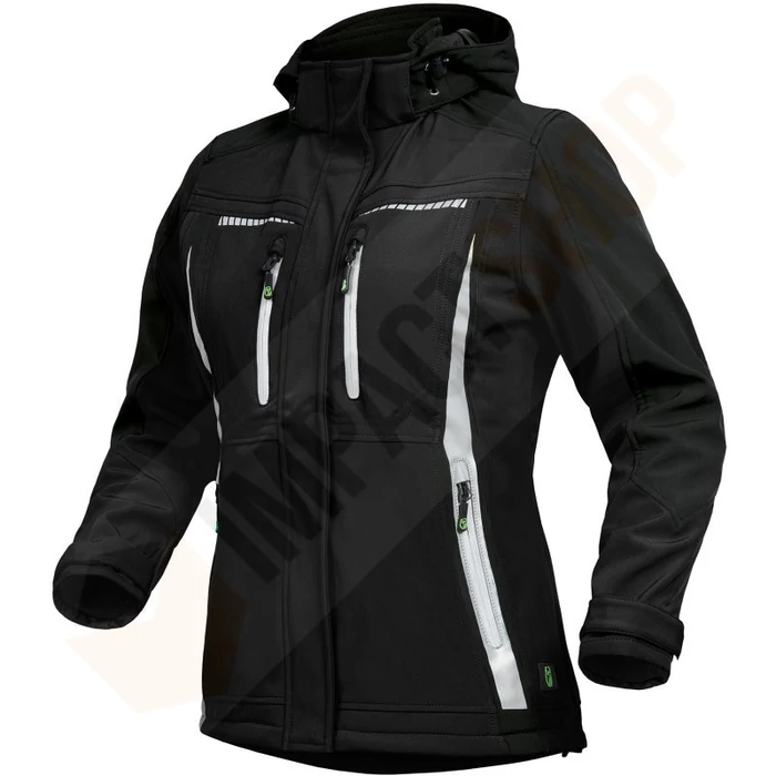 Leib Wächter Flex-line női téli softshell kabát - fekete