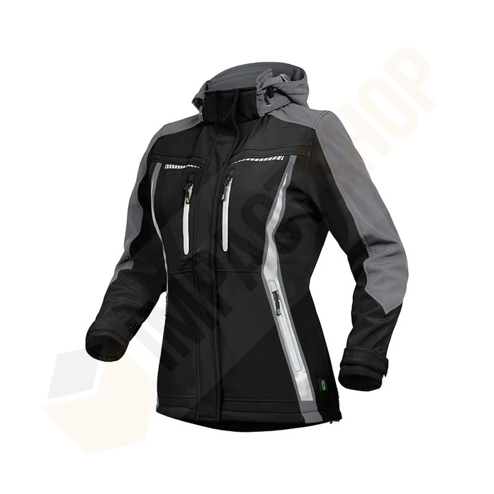 Leib Wächter Flex-line női softshell kabát fekete