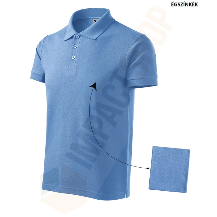 Malfini Cotton 212 galléros pamut férfi póló