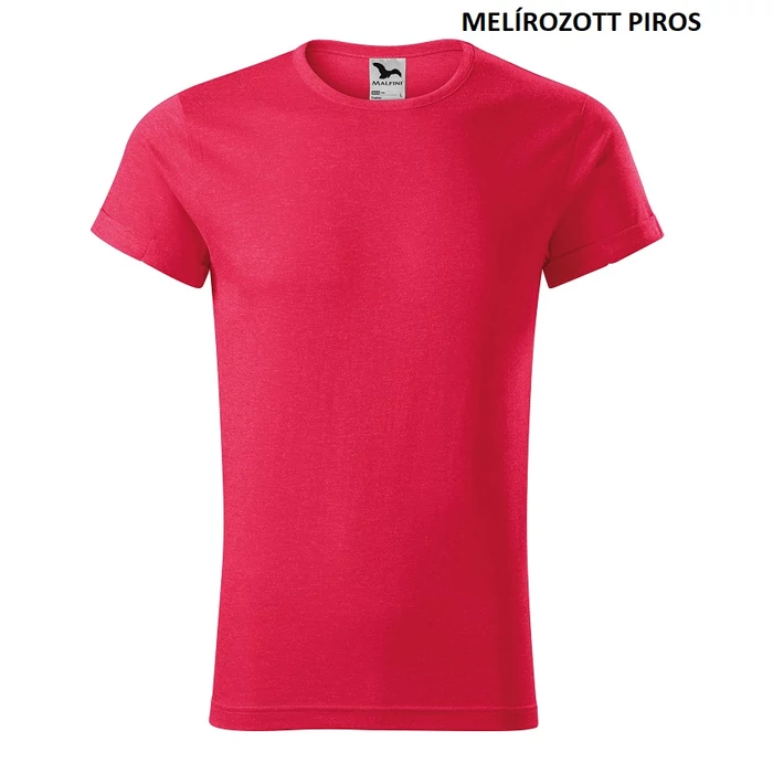 Malfini Fusion 163 melírozott póló Melírozott sötétdenim (M2)