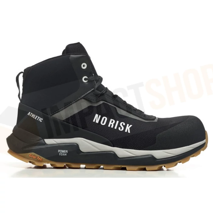 No Risk Athletic mid black S3L védőbakancs