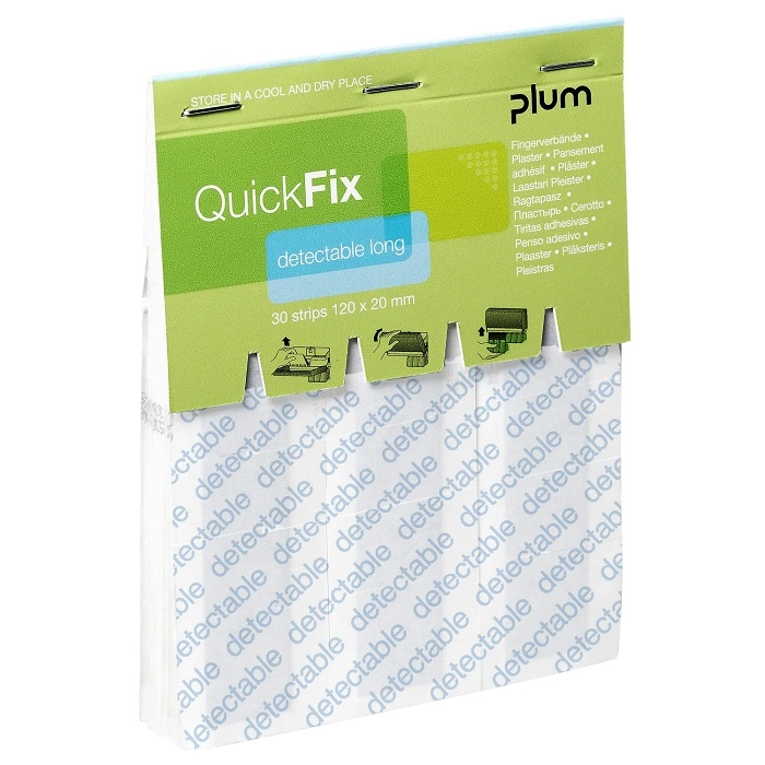 Plum QuickFix long detectable fémszálas 6x30 ragtapasz