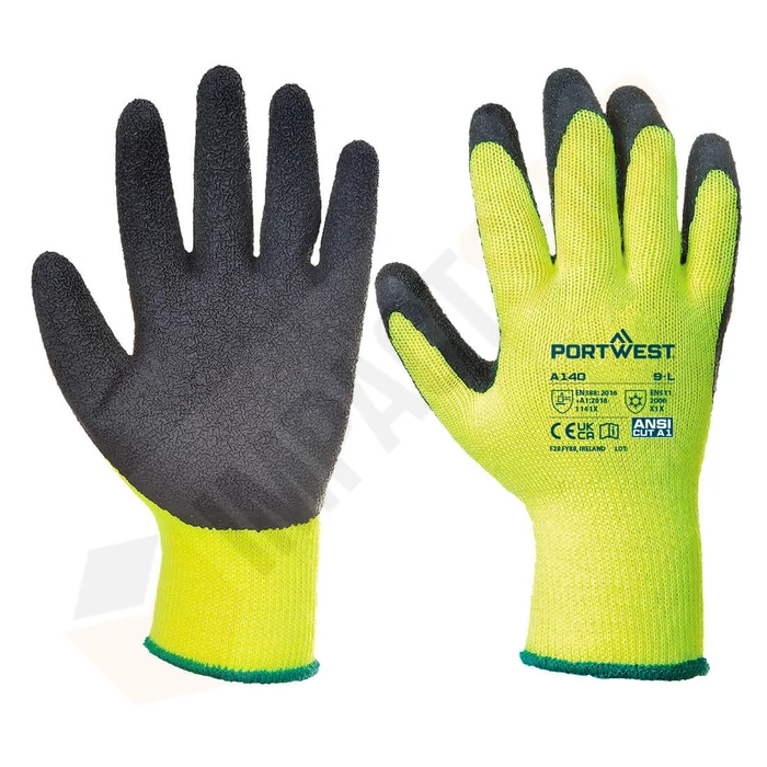 Portwest A140 Téli latex mártott védőkesztyű
