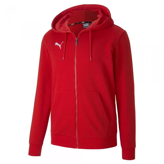 Puma teamGOAL 23 kapucnis melegítőfelső piros
