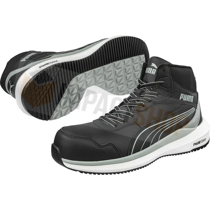 PUMA ZOOM BLACK MID S3S ESD FO HRO SR MUNKAVÉDELMI BAKANCS