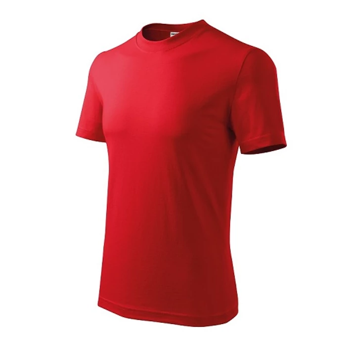 Rimeck Base R06 Pamut környakas unisex póló Piros (07)
