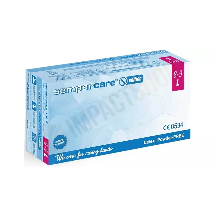 Sempercare Edition latex púdermentes kesztyű