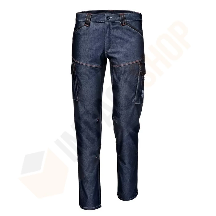 Sir Safety System Symbol Denim Stretch farmer munkanadrág